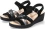 Mephisto Stijlvolle Pietra Sandaal voor Dames Black Dames - Thumbnail 1