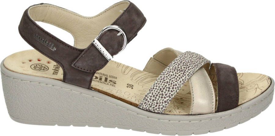 Mephisto PIETRA~VEL P~~~~~~~~~~~~~~~~~ Sandalen met hakDames Sandalen Bruin