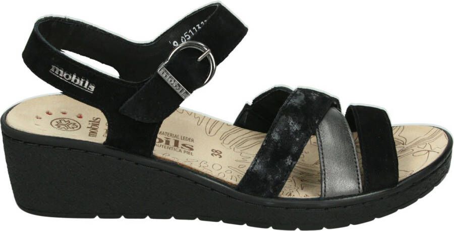 Mephisto PIETRA VELC.P. Volwassenen Sandalen met hakDames Sandalen Zwart