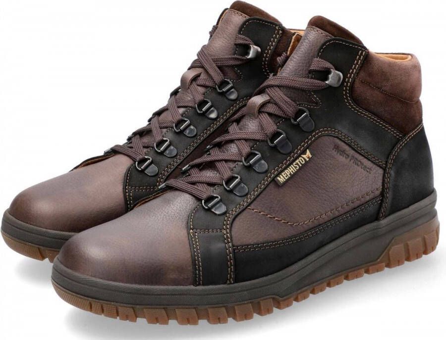 Mephisto PITT GRIZZLY heren Veterboots tabakbruin