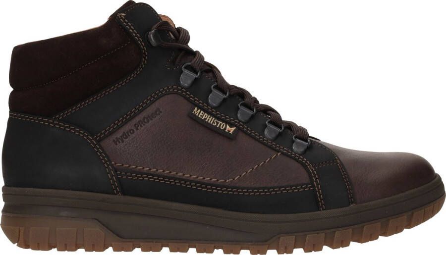 Mephisto PITT NEVADA Volwassenen Heren sneakers Heren veterschoenVrije tijd half-hoog Bruin