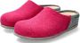 Mephisto Roze Vilt Mule Clog voor Dames Pink Dames - Thumbnail 1