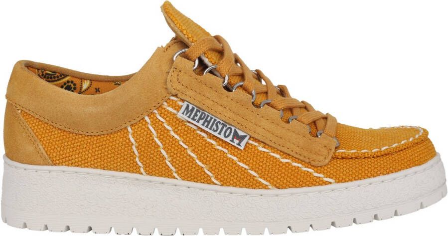 Mephisto Rainbow Sun heren veterschoen geel