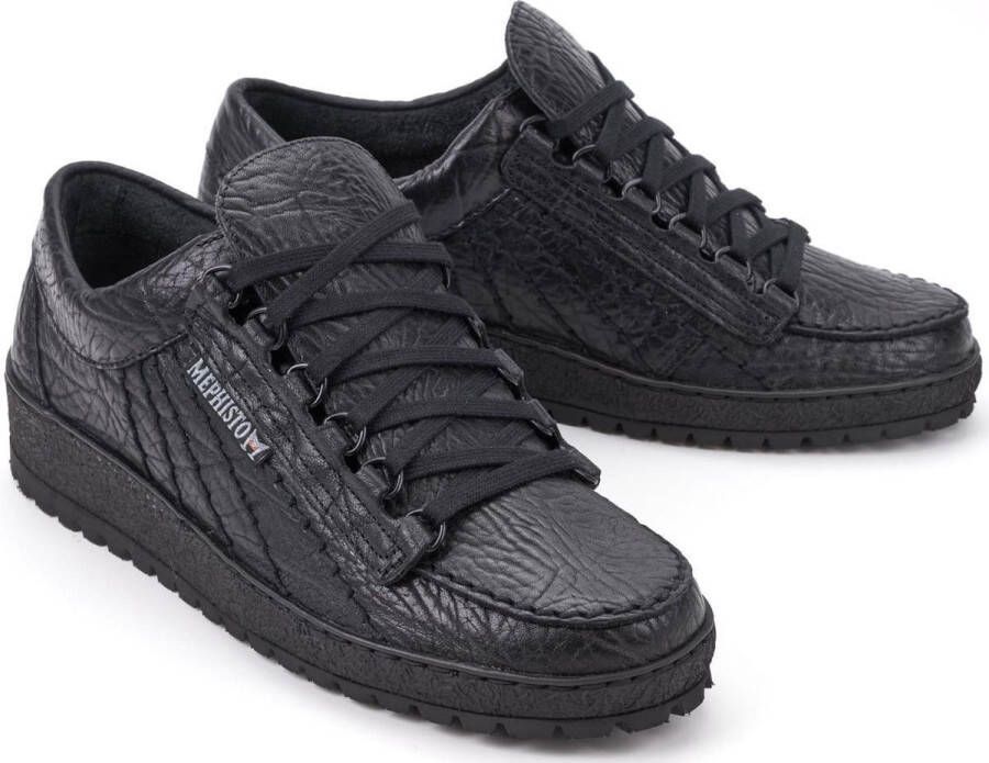 Mephisto RAINBOW~MAMOUTH~~~~~~~~~~~~~~~ Vrije tijdsschoenen Heren veterschoen Heren sneakersCasual Zwart - Foto 2