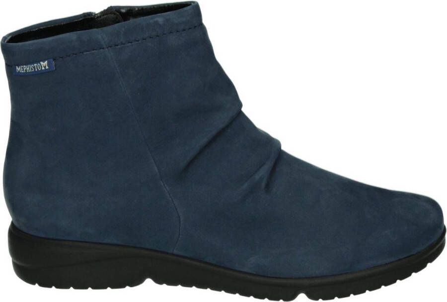 Mephisto Blauwe Dameslaarzen Weerbestendig en Stijlvol