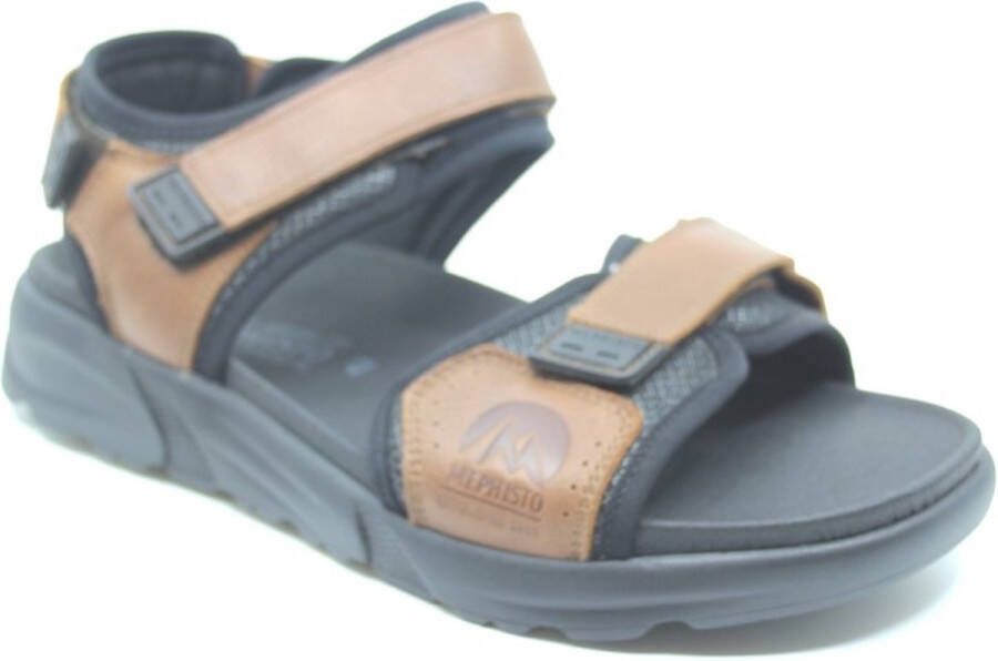 Mephisto Sandaal Tito Chestnut Heren Sandalen Bruin Zwart