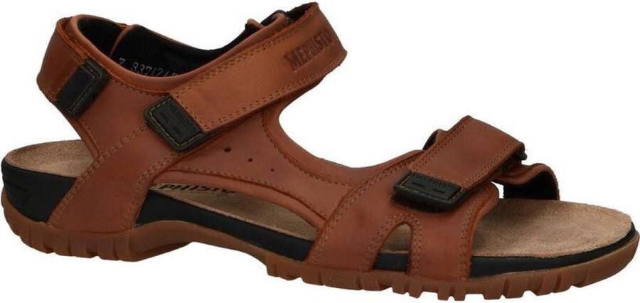 Mephisto Brice Grizzly Sandalen Cognac Heren