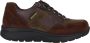 Mephisto Sano Amory heren rollende wandelsneaker bruin - Thumbnail 1