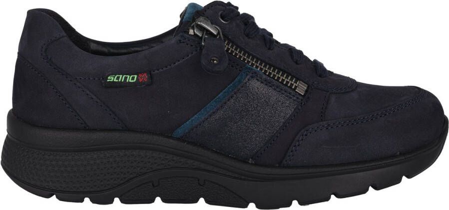 Mephisto Sano Izae dames rollende wandelsneaker blauw