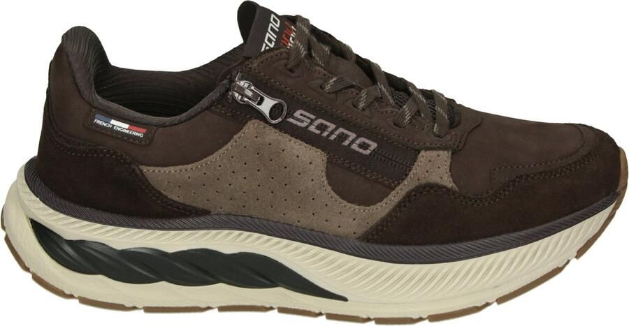 Mephisto sano STRIDE SUEDE Lage sneakersVrije tijdsschoenen Heren sneakers Bruin