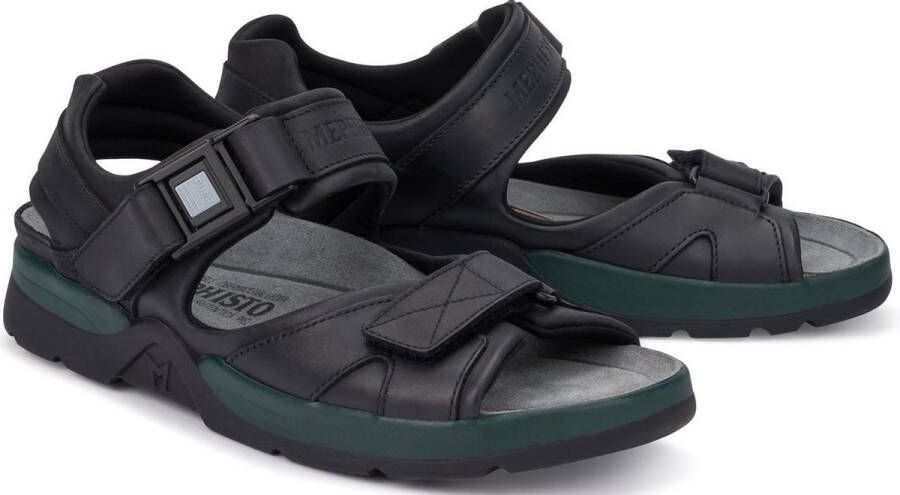 Mephisto SHARK FIT heren sandaal zwart