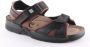 Mephisto SHARK FIT SANDALCALF Volwassenen Heren sandalen Kleur Bruin - Thumbnail 1