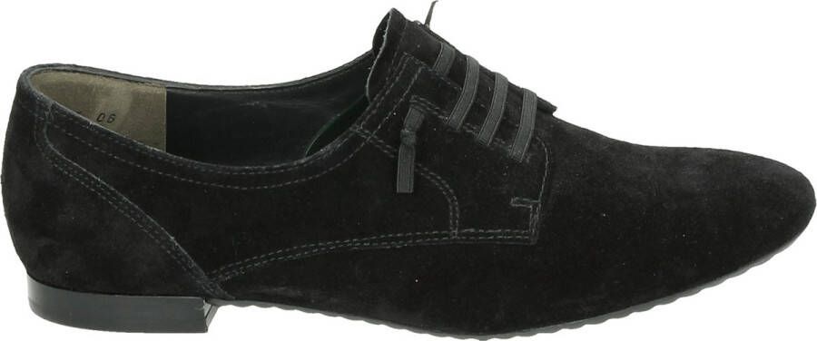 Mephisto SILLA VERNIS FRIPE Dames veterschoenen Zwart