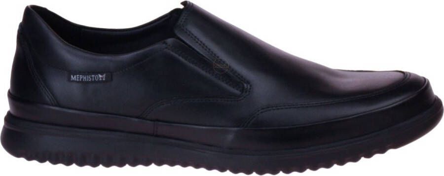 Mephisto Zwarte Slipper Black Heren