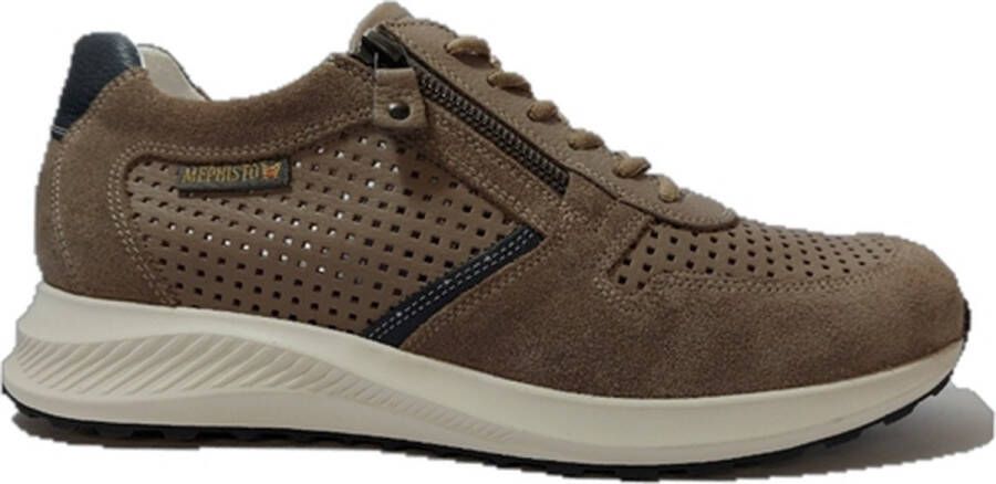 Mephisto Sneaker Dino Perf Warm Grey Grijs Taupe 8½ 42½