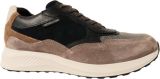 Mephisto Sneaker Driss Warm Grey Blauw Taupe Combi - Blauw