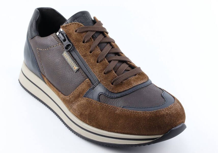 Mephisto Heren Veterschoenen Gilford Brown Bruin ½