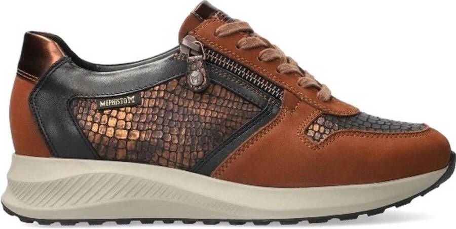Mephisto KIM KIM 6935 45617 7800 Roestbruin combi sneaker wijdte G