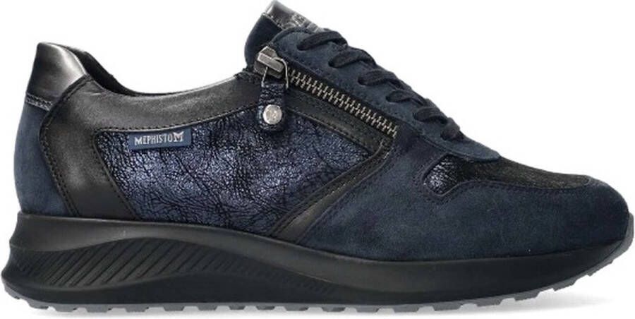 Mephisto Sneaker Kim Jeans Blauw Suède 5½ 38½