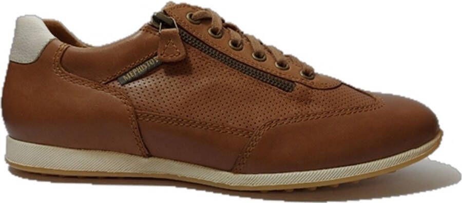 Mephisto Sneaker Sportief Leon Hazelnut Cognac