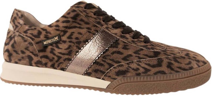 Mephisto Sneaker Witney Bruin Panterprint