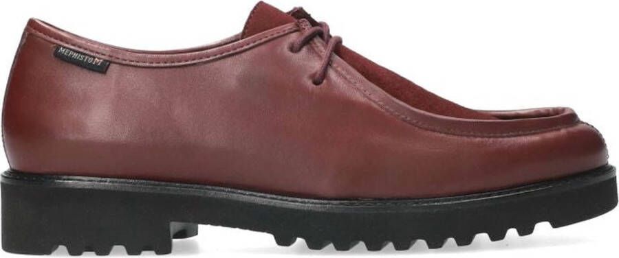 Mephisto Sonie dames veterschoen rood