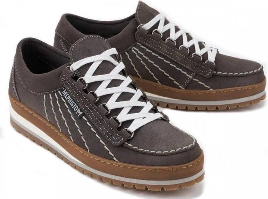 Mephisto Stijlvolle veterschoen voor heren Gray Heren
