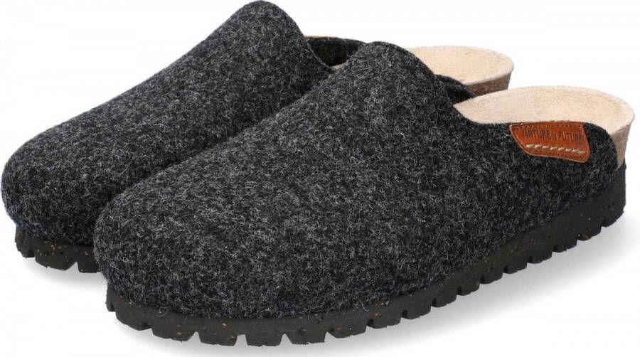 Mephisto THEA Dames Klomp Slipper Grijs Extra breed