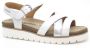 Mephisto Thina Leren Dames Sandalen Wit - Thumbnail 2