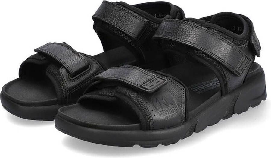 Mephisto Tito heren sandaal zwart