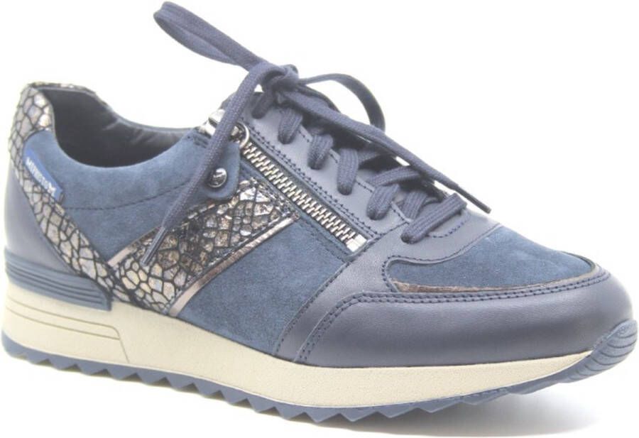 Mephisto TOSCANA 7845 12245 13145 20217 Mooie blauwe dames sneakers met rits