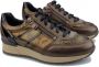 Mephisto Bronzen Leren Mix Sneaker voor Dames Brown Dames - Thumbnail 1