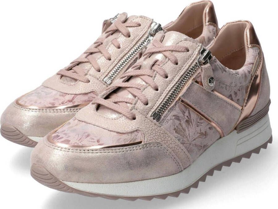 Mephisto Dames Sneaker Leer Mix Nude