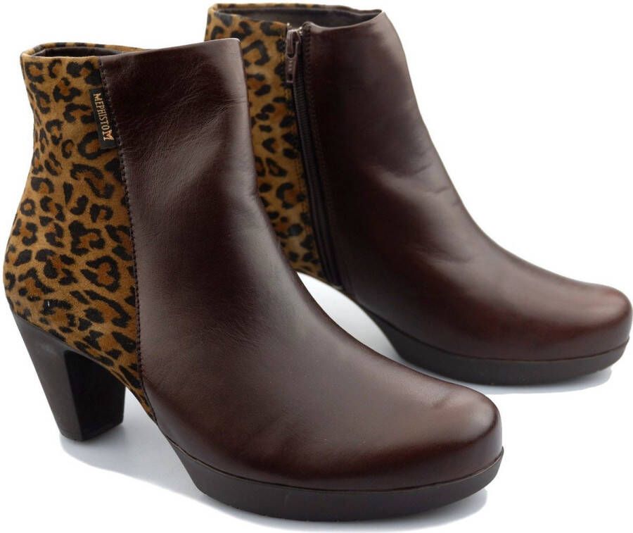 Mephisto TOSIA Dames Enkellaarzen Bruin