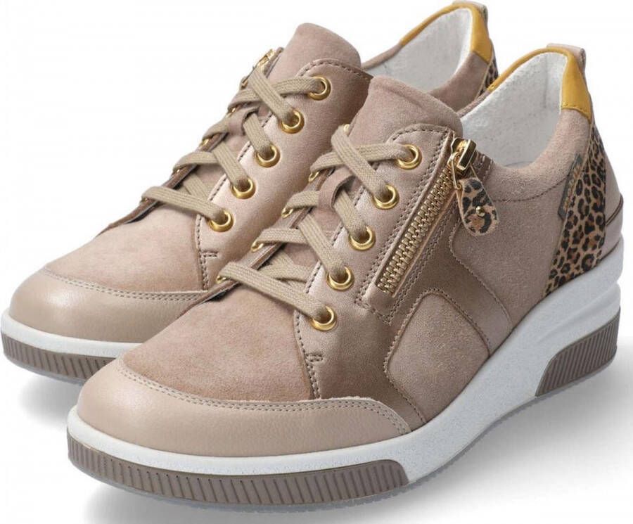 Mephisto Trudie Dames Sneaker Beige Extra Breed - Foto 2