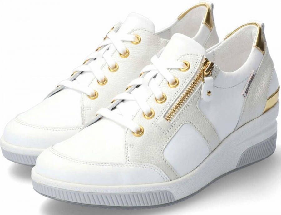 Mephisto Mobils Trudie Dames Sneaker Wit Breed Leest