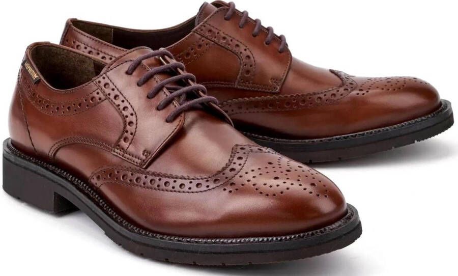 Mephisto TYRON Handgemaakte Heren Veterschoen Kastanjebruin