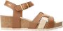 Mephisto Elegante Verana Sleehak Sandaal Brown Dames - Thumbnail 1