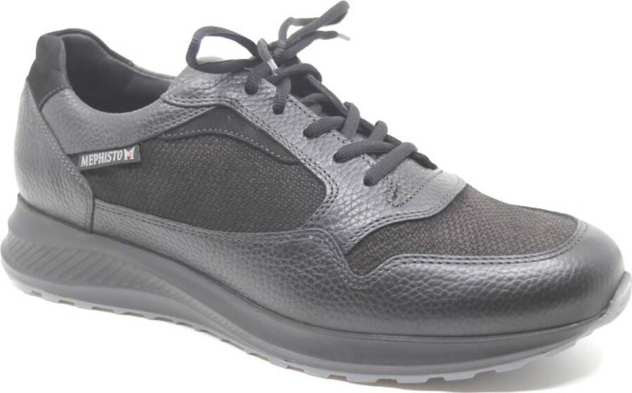 Mephisto Veterschoen Sneaker Davis Zwart Verwisselbaar Voetbed 10 44½
