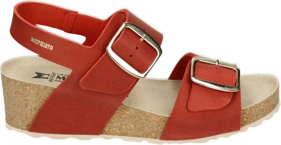 Mephisto VIOLETT~SCRATCH~~~~~~~~~~~~~~~ Sandalen met hakDames Sandalen Rood