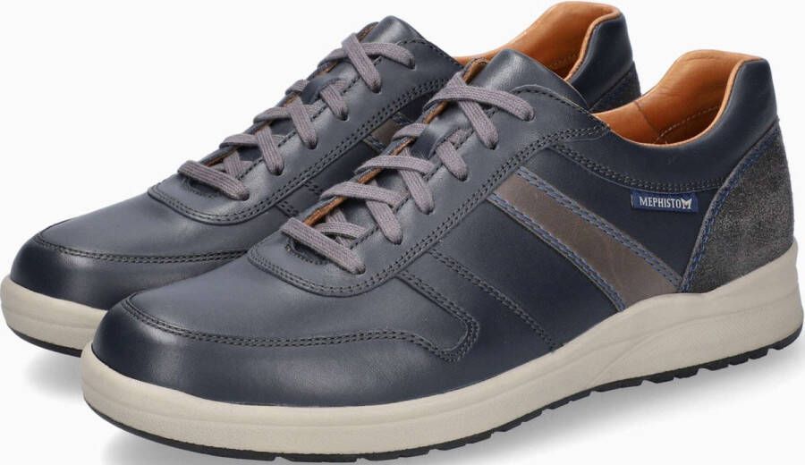 Mephisto Stijlvolle Heren Sneaker Blue Heren