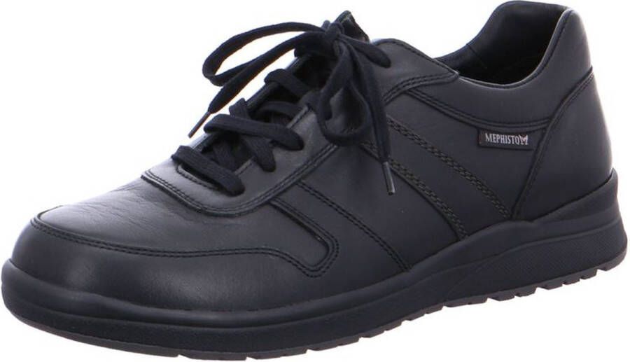 Mephisto Zwarte Veterschoenen Black