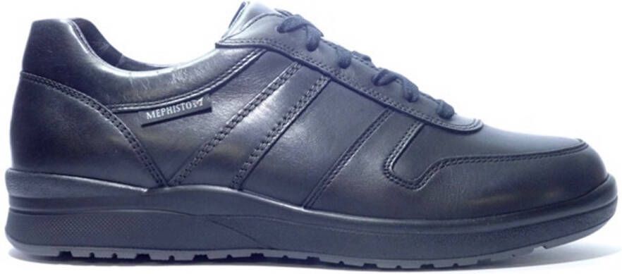 Mephisto Zwarte Veterschoenen Black
