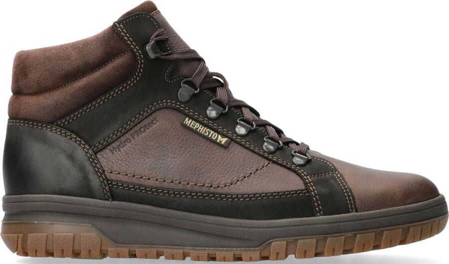 Mephisto PITT NEVADA Volwassenen Heren sneakersHeren veterschoenVrije tijd half-hoog Bruin