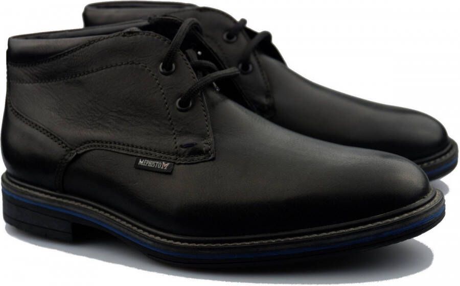 Mephisto Walfred Heren Enkellaars Black Heren