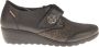 Mephisto Branda klittenbandschoen dames zwart combi ½ - Thumbnail 1