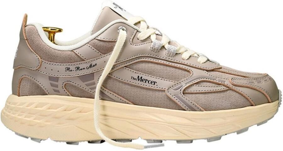 Mercer Amsterdam Dames Sneakers The Re-Run Max Perforated Bruin