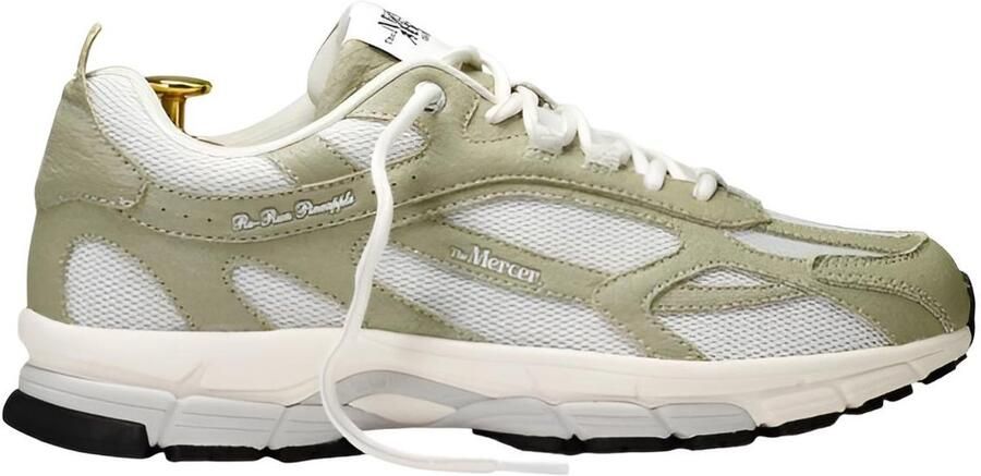 MERCER AMSTERDAM Lage Sneakers Dames Re-run Pineapple Sneaker Maat: 37 Materiaal: Mesh Kleur: Groen