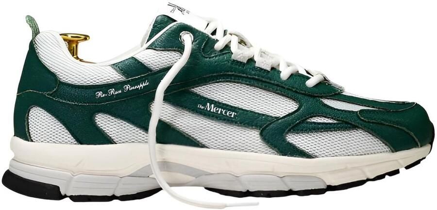 Mercer Amsterdam Mercer The Re-Run Pineapple 2.0 groen Mesh Lage sneakers Dames