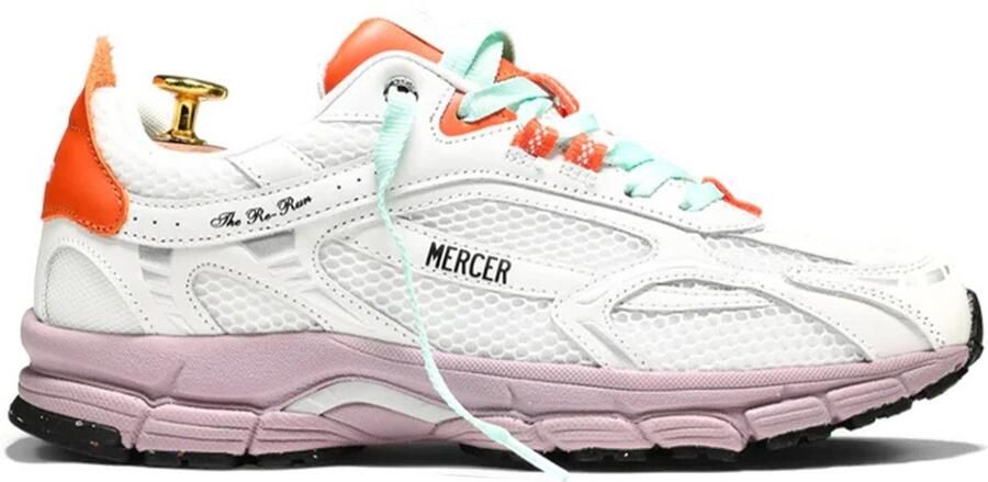 MERCER AMSTERDAM Lage Sneakers Dames Re-run Color Maat: 41 Materiaal: Suède Kleur: Wit